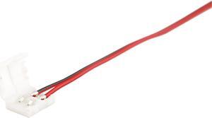 10-pack 10mm Solderless 2-Wire Connector Clip for 5050 LED Strip Light Power