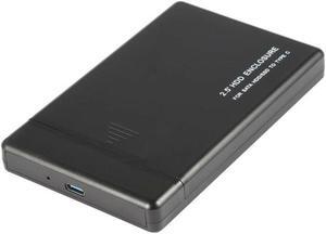 JacobsParts 2.5" HDD SSD Enclosure USB 3.1 Type-C to SATA-III Screwless External Hard Drive Case, Supports UASP