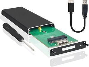JacobsParts M.2 NGFF SATA SSD to USB 3.0 Portable External Drive Enclosure Case with UASP