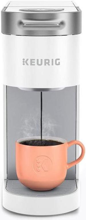 Keurig K-Slim Coffee Maker, Single Serve K-Cup Pod Coffee Brewer, White