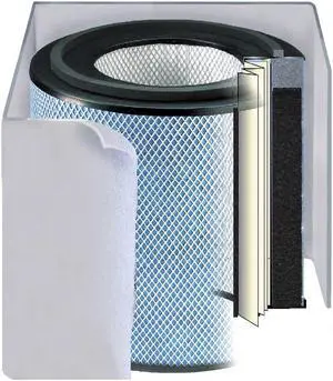 Austin Air Bedroom 5-Stage (HEPA+HEGA) Filter FR402 White