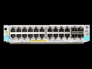 HPE Aruba 20-port 10/100/1000BASE-T PoE+ / 4-port 1G/10GbE SFP+ MACsec v3 zl2 Module