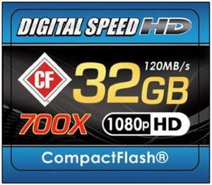 Digital Speed 32GB 700X Professional High Speed 120MB/s Error Free (CF) Memor...
