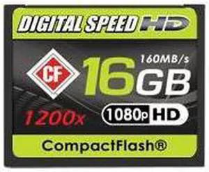 Digital Speed 16GB 1200X Professional High Speed Mach III 160MB/s Error Free ...
