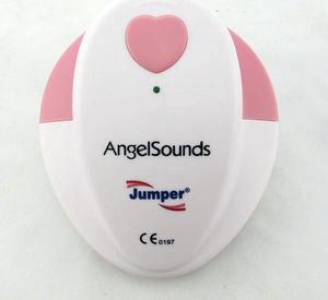 Angelsounds Baby Heart Sound Monitor Fetal Doppler FDA CE Battery Gel-Green 3MHz - Pink