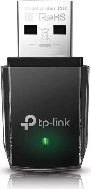 TP-Link AC1300 - USB 3.0 Mini WiFi Adapter | 2.4G/5G Dual Band Wireless Network Adapter for PC Desktop | MU-MIMO WiFi Dongle | Supports Windows 10, 8.1, 8, 7, XP/Mac OS X 10.9-10.14 (Archer T3U)