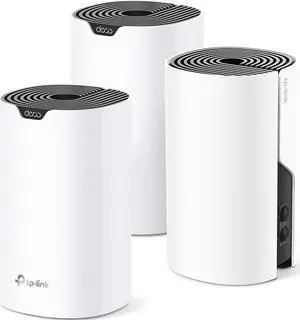 TP-Link Deco Whole Home Mesh WiFi System– to 5,500 Sq.ft. Coverage, WiFi Router/Extender Replacement, Gigabit Ports,Seamless Roaming, Parental Controls, Works with Alexa(Deco M4 3-Pack)