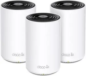TP-Link Deco XE75(3-pack) AXE5400 Tri-Band Mesh Wi-Fi 6E System White