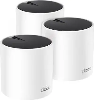TP-Link Deco X25 AX1800 Whole-Home Mesh Wi-Fi 6 System, 2 Ports, 2.4 GHz/5 GHz