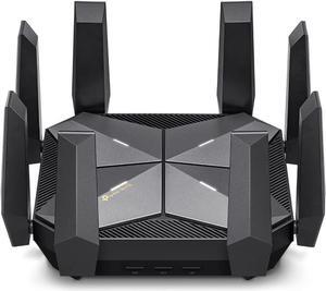 TP-Link Archer AXE300 Quad-Band AXE16000 WiFi 6E Router - Dual 10Gb Ports Wireless Internet Router, Gaming Router, Supports VPN Client, 2.5G WAN/LAN Port, 4 x Gigabit LAN Ports