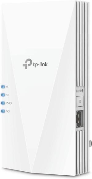 TP-Link AX1800 WiFi 6 Extender Internet Booster, up to 1500 sq.ft and 30 Devices, Dual Band Wireless Signal Booster Repeater, Gigabit Ethernet Port, AP Mode, OneMesh Compatible(RE600X)