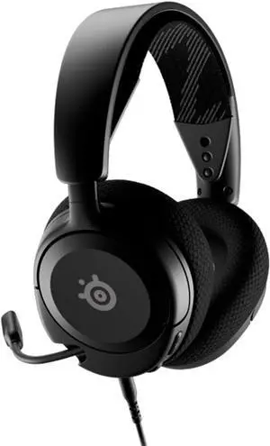 SteelSeries Arctis Nova 1 Multi-System Gaming Headset, Hi-Fi Drivers, Spatial Audio, Comfort Design, Durable, Ultra Lightweight, Noise-Cancelling Mic- Black (Refurbished)