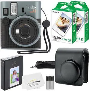 Fujifilm Instax Mini 41 Instant Camera + 20 Prints + Camera Case + Album and Quality Photo Microfiber Cloth