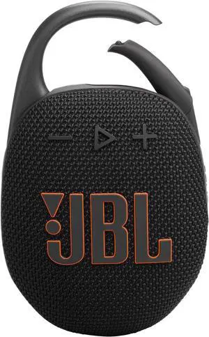 JBL Clip 5 Ultra-Porta Waterproof & Dustproof Bluetooth Speaker, Big Pro Sound with Punchy bass, Integrated Carabiner, Up to 12 Hours of Play, (Black)