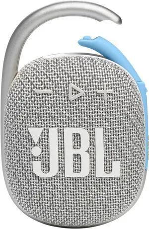 JBL Clip 4 Eco Ultra-Portable Waterproof Speaker (White)