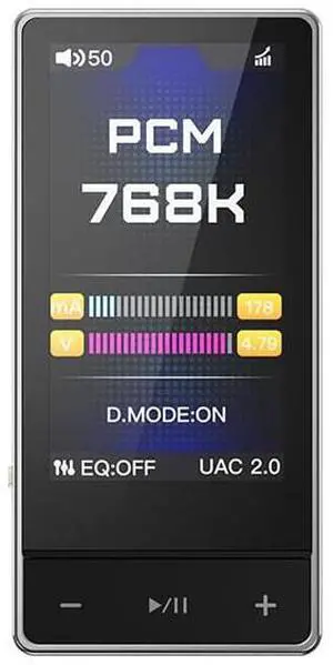 FiiO QX13 Portable DAC Amp, ES9027PRO 8-Ch DAC, 900mW×2, XMOS 16-Core, 10-Band EQ,Color Display (Titanium Gold)