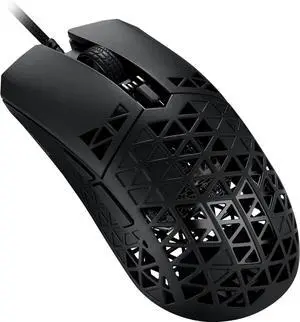 ASUS TUF M4 Air Wired Gaming Mouse - P307, Durable and Ultralight Air Shell Design, 16,000 dpi Optical Sensor, Six Tactile programmable Buttons, IPX6 Water Resistance, Black Color