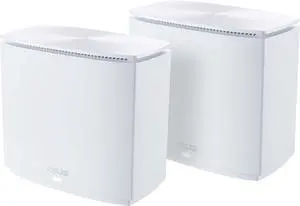 ASUS ZenWiFi AX Hybrid (x5) AX3000 + MoCA 2.5 Mesh WiFi 6 System (2pk) - Whole Home Coverage up to 3,500 Sq.Ft. & 4+ Rooms for Thick Walls, AiMesh, Lifetime Security, Easy Setup