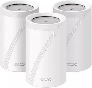 TP-Link - Deco 7 Pro BE11000 Tri-Band Wi-Fi 7 Whole Home Mesh Router System - Deco BE65 Pro (3-pack) - White TP-Link - Deco 7 Pro BE11000 Tri-Band Wi-Fi 7 Whole Home Mesh Router System - Deco BE65 Pro (3-pack) - White