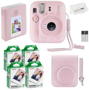 Fujifilm Instax Mini 13 Instant Camera, 40 Photo Prints, Photo Album, Case & Quality Photo Microfiber Cloth- Candy Pink Fujifilm Instax Mini 13 Instant Camera, 40 Photo Prints, Photo Album, Case & Quality Photo Microfiber Cloth- Candy Pink
