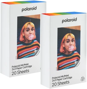 Polaroid Hi-Print Paper - 2x3 Photo Paper Cartridge - 40 Photos + Quality Photo Microfiber cloth Polaroid Hi-Print Paper - 2x3 Photo Paper Cartridge - 40 Photos + Quality Photo Microfiber cloth