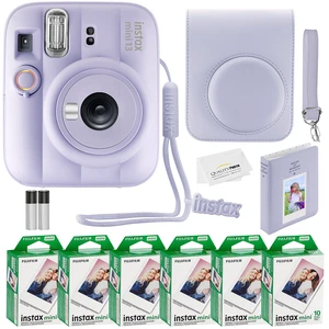 Fujifilm Instax Mini 13 Instant Camera 60 Photo Prints, Photo Album, Case & Quality Photo Microfiber Cloth- Dreamy Purple Fujifilm Instax Mini 13 Instant Camera 60 Photo Prints, Photo Album, Case & Quality Photo Microfiber Cloth- Dreamy Purple
