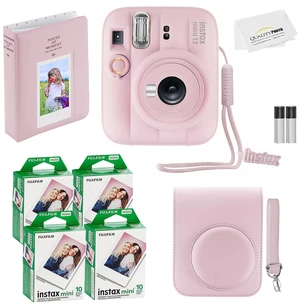 Fujifilm Instax Mini 13 Instant Camera, 40 Photo Prints, Photo Album, Case & Quality Photo Microfiber Cloth- Candy Pink Fujifilm Instax Mini 13 Instant Camera, 40 Photo Prints, Photo Album, Case & Quality Photo Microfiber Cloth- Candy Pink