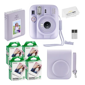 Fujifilm Instax Mini 13 Instant Camera, 40 Photo Prints, Photo Album, Case & Quality Photo Microfiber Cloth- Dreamy Purple Fujifilm Instax Mini 13 Instant Camera, 40 Photo Prints, Photo Album, Case & Quality Photo Microfiber Cloth- Dreamy Purple