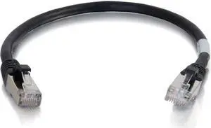C2G 00813 6FT CAT6 SNAGLESS SHIELDED (STP) NETWORK PATCH CABLE - BLACK