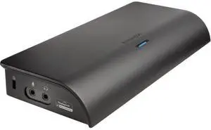 Kensington SD4000 Universal USB Docking Station - Black - for Notebook - USB 3.0 - 3 x USB Ports - 3 x USB 3.0 - Network (RJ-45) - HDMI - DisplayPort - Audio Line Out - Microphone - Wired