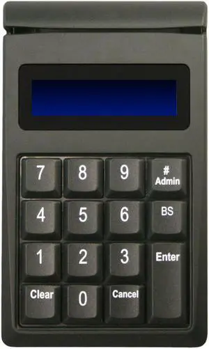 ID Tech IDKE-534833BE Securekey M130 Encrypted Keypad - Laser - USB-A Connector - 6-feet - USB 2.0 - Black