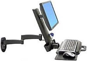 Ergotron 200 Series 45-230-200 Combo Arm for 24-inch Display Black
