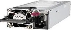 HPE 865398-001 Power Supply - Plug-in Module, Flex Slot - 120 V AC, 230 V AC Input - 500 W - 93.1% Efficiency