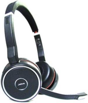 Jabra Evolve 75 Headset MS Stereo - Stereo - Wireless - Bluetooth - 100 ft - 20 Hz - 20 kHz - Over-the-head - Binaural - Circumaural - Noise Canceling