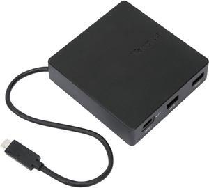 Targus USB-C Travel Dock with Power Pass-Through - for Notebook/Desktop PC - 60 W - USB 3.1 Type C - 2 x USB 3.0 - USB Type-C - Network (RJ-45) - 1 x HDMI Ports - HDMI - VGA - 1 x Mini ...