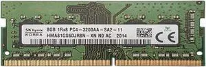 Hynix HMA81GS6DJR8N-XN 8GB Memory Module - DDR4 SDRAM - 3200 MHz - 260 Pin - PC4-25600 - SO-DIMM - CL22 - Non-ECC Unbuffered - 1.2 Volts