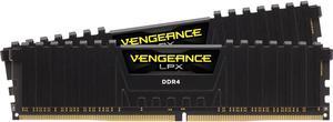 Corsair Vengeance LPX 16GB (2x8GB) DDR4 DRAM 3200MHz C16 Memory Kit - Black - 16 GB (2 x 8 GB) - DDR4-3200/PC4-25600 DDR4 SDRAM - 3200 MHz - CL16 - 1.35 V - Non-ECC - Unbuffered - 288-pin - ...