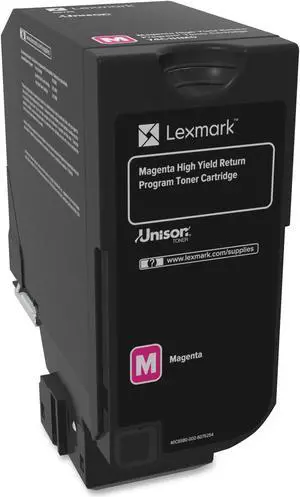 LEXMARK - BPD SUPPLIES 74C1HM0 MAGENTA TONER CARTRIDGE FOR
