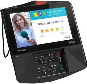 Ingenico LAN800-USSCN01A Lane 8000 Payment Terminal - 3-Track - Magnetic - SMART Card - NFC - 512 MB - USB - Serial RS-232 - Ethernet
