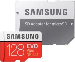 Samsung MB-MC128HA EVO Plus 128 GB Class 10/UHS-I (U3) microSDXC - 100 MB/s Read - 60 MB/s Write