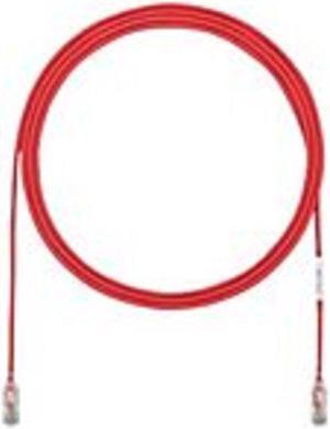 Panduit UTP28SP8RD Cat6 28awg UTP Network Patch Cable, 8 Ft Red