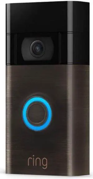 Ring B08N5NQ69J Video Doorbell - 1080p - Built-in Microphone - Motion Detection - 2020 - Venetian Bronze