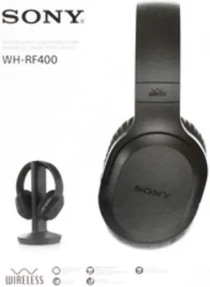 Sony WH-RF400 Wireless On-Ear Home Theater Headphones - Black
