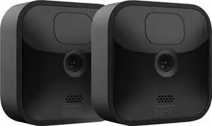 Blink 53-024844 Outdoor Wireless 2-Camera System - 1080p - Wi-Fi - Alexa - Weather Resistant - Black