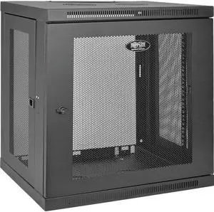 Tripp Lite 12U Wall Mount Rack Enclosure Server Cabinet w/ Door & Side Panels - 19" 12U Wide Wall Mountable - Black - 200 lb x Maximum Weight Capacity Tripp Lite 12U Wall Mount Rack Enclosure Server Cabinet w/ Door & Side Panels - 19" 12U Wide Wall Mountable - Black - 200 lb x Maximum Weight Capacity