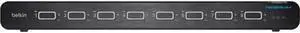 Belkin Universal 2nd Gen Secure KVM Switch, 8-Port Single Head w/ CAC - 8 Computer(s) - 1 Local User(s) - 3840 x 2160 - 19 x USBHDMIDVI - Desktop, Rack-mountable, Under Table - TAA Compliant