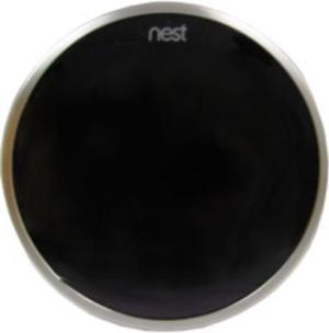 Google Nest T3019US Learning Thermostat - 3rd Gen - Polished Steel - Alexa