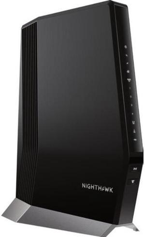 Netgear Nighthawk CAX80 Wi-Fi 6 IEEE 802.11ax Ethernet, Cable Wireless Router - 2.40 GHz ISM Band - 5 GHz UNII Band - 750 MB/s Wireless Speed - 4 x Network Port - 1 x Broadband Port - USB - 2.5 ...