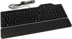 Dell KB813-BK-US Keyboard with Smart Card Reader - USB - 104-Keys - Black