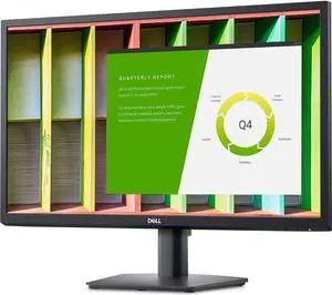 Dell E2422H 23.8" FHD 1920x1080 IPS Monitor 60 Hz 8 ms 16:9 Aspect Ratio 250 cd/m² Brightness DisplayPort & VGA Ports